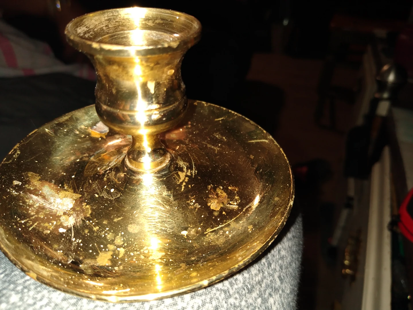 Brass candle holder - photo 3