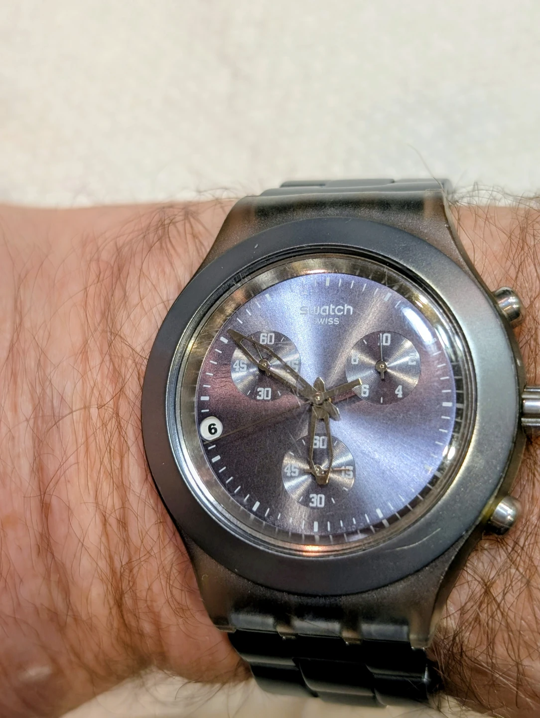 Swatch Irony Diaphane Swiss made Chronograph Watch - photo 4
