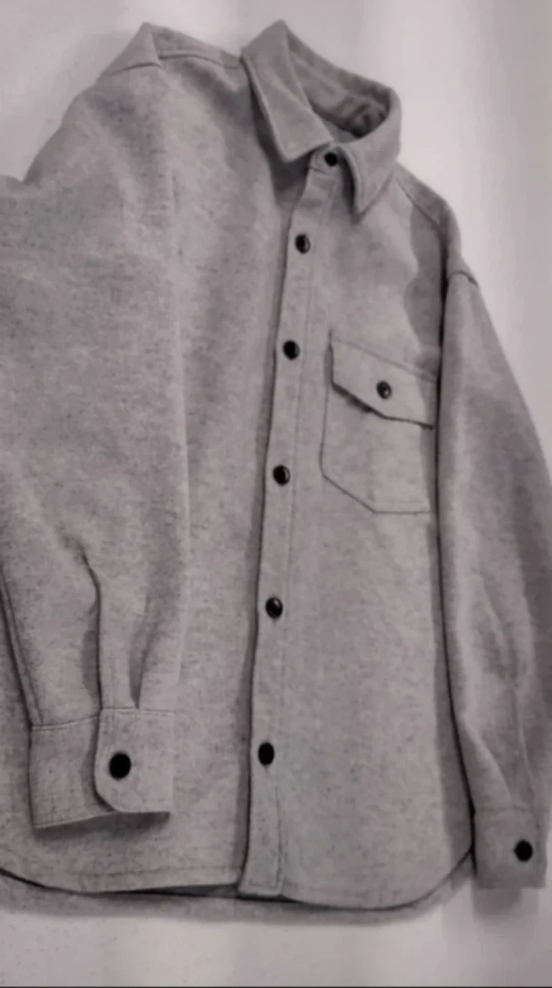 (NEW) H&M Grey Fleece Shacket (Shirt jacket)