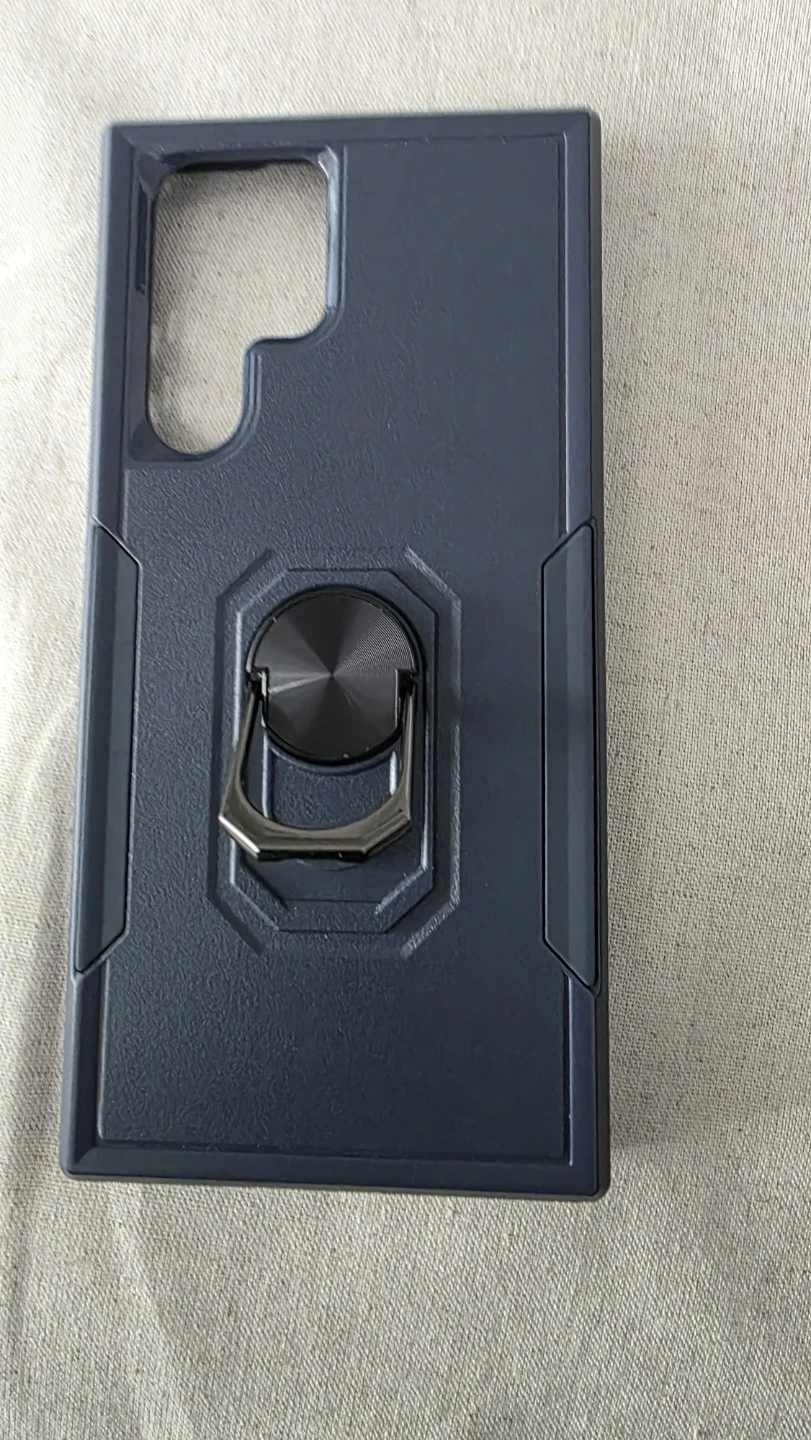Blue Phone Case with Ring Stand. Galaxy S22Ultra - photo 2