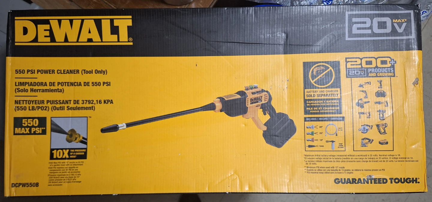 DeWalt 20V MAX Cordless Power Cleaner (Tool Only) - photo 2