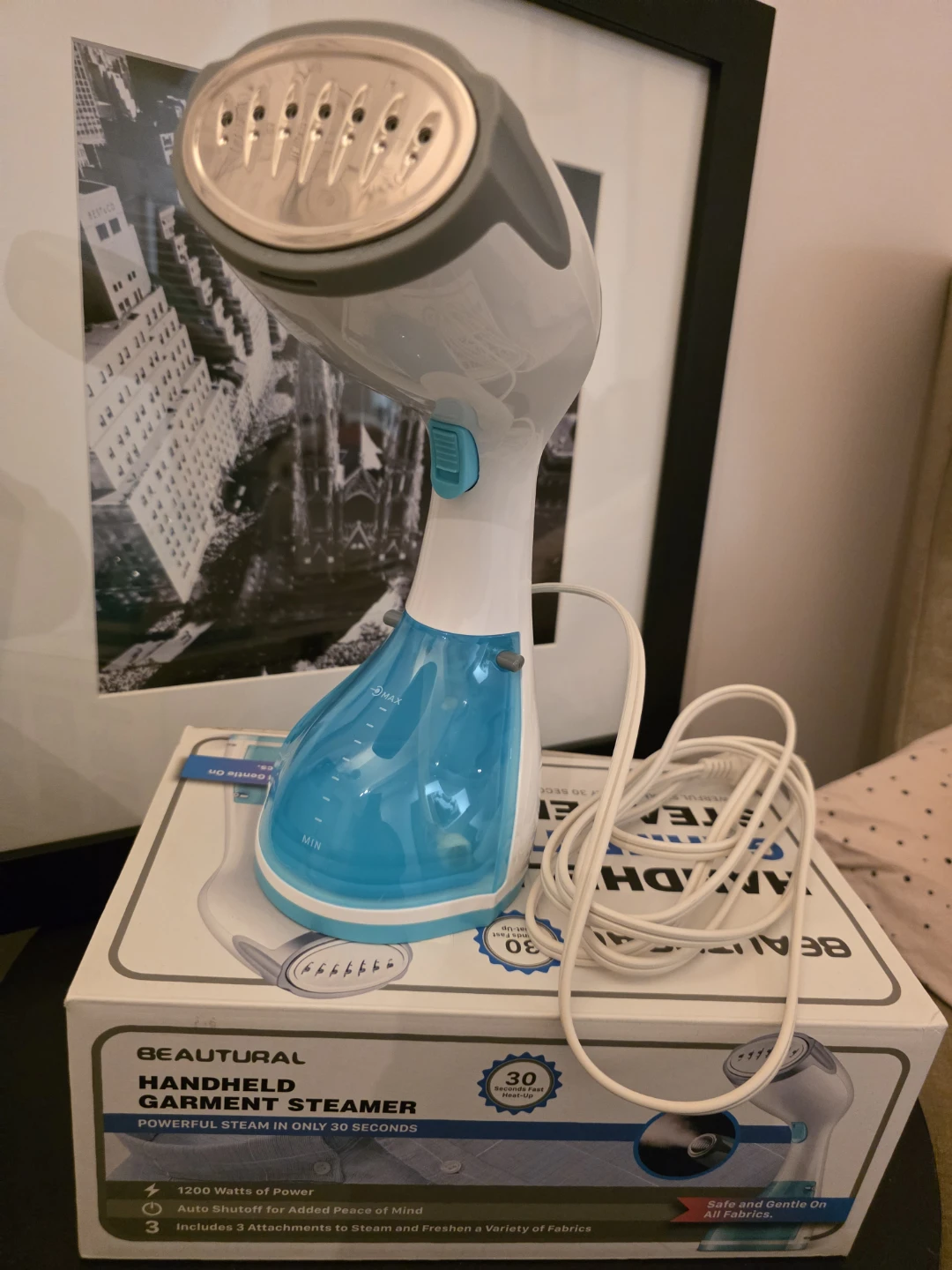BEAUTURAL Handheld Garment Steamer - 1200 Watts - photo 2