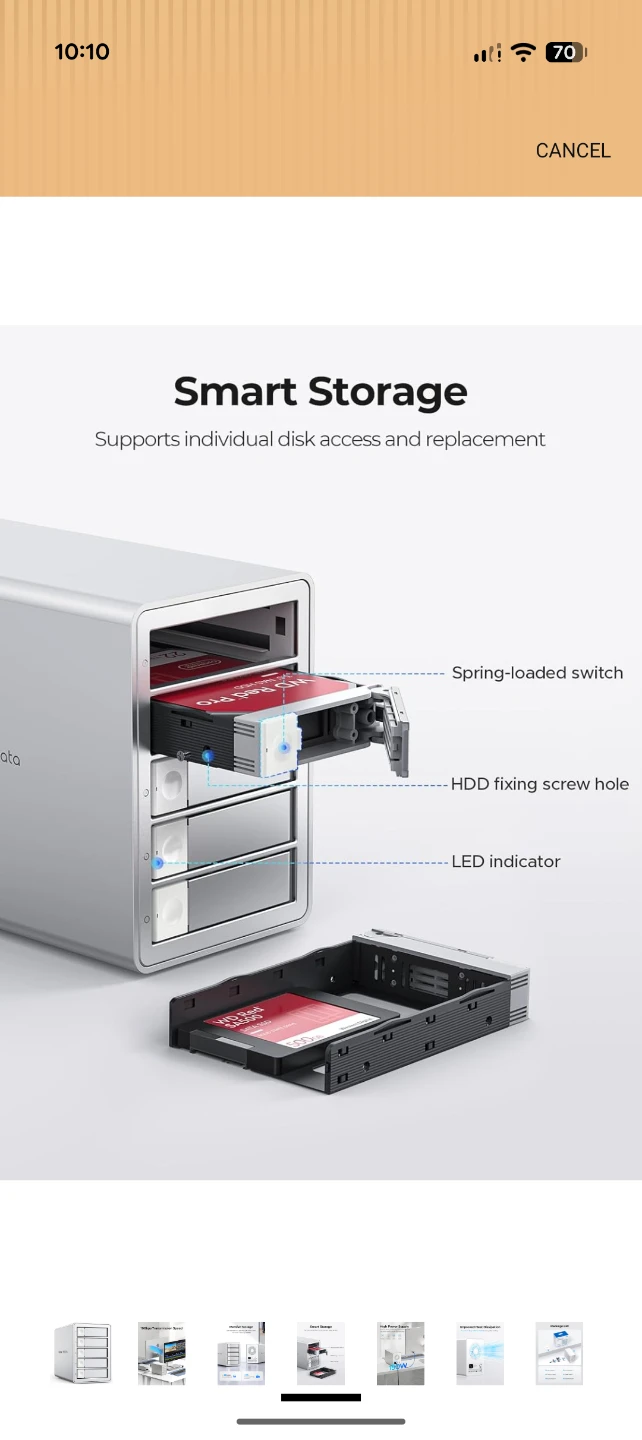 ORICO MacData 5-Bay External Hard Drive Enclosure - photo 4