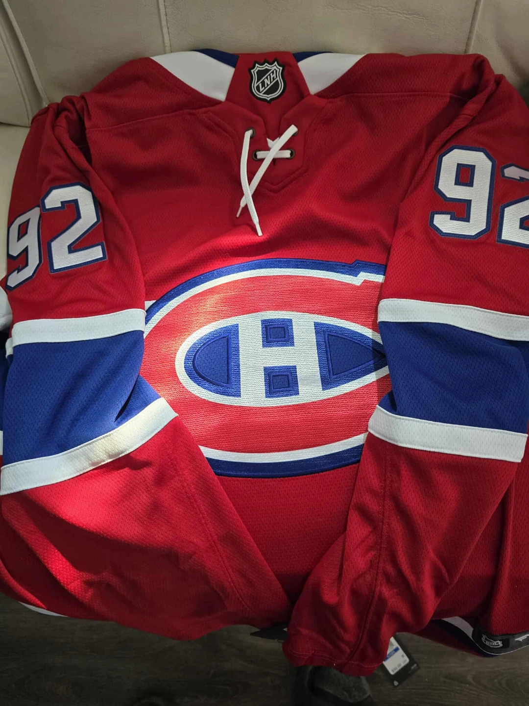 Montreal Canadiens Hockey Jersey #92 Laine XL