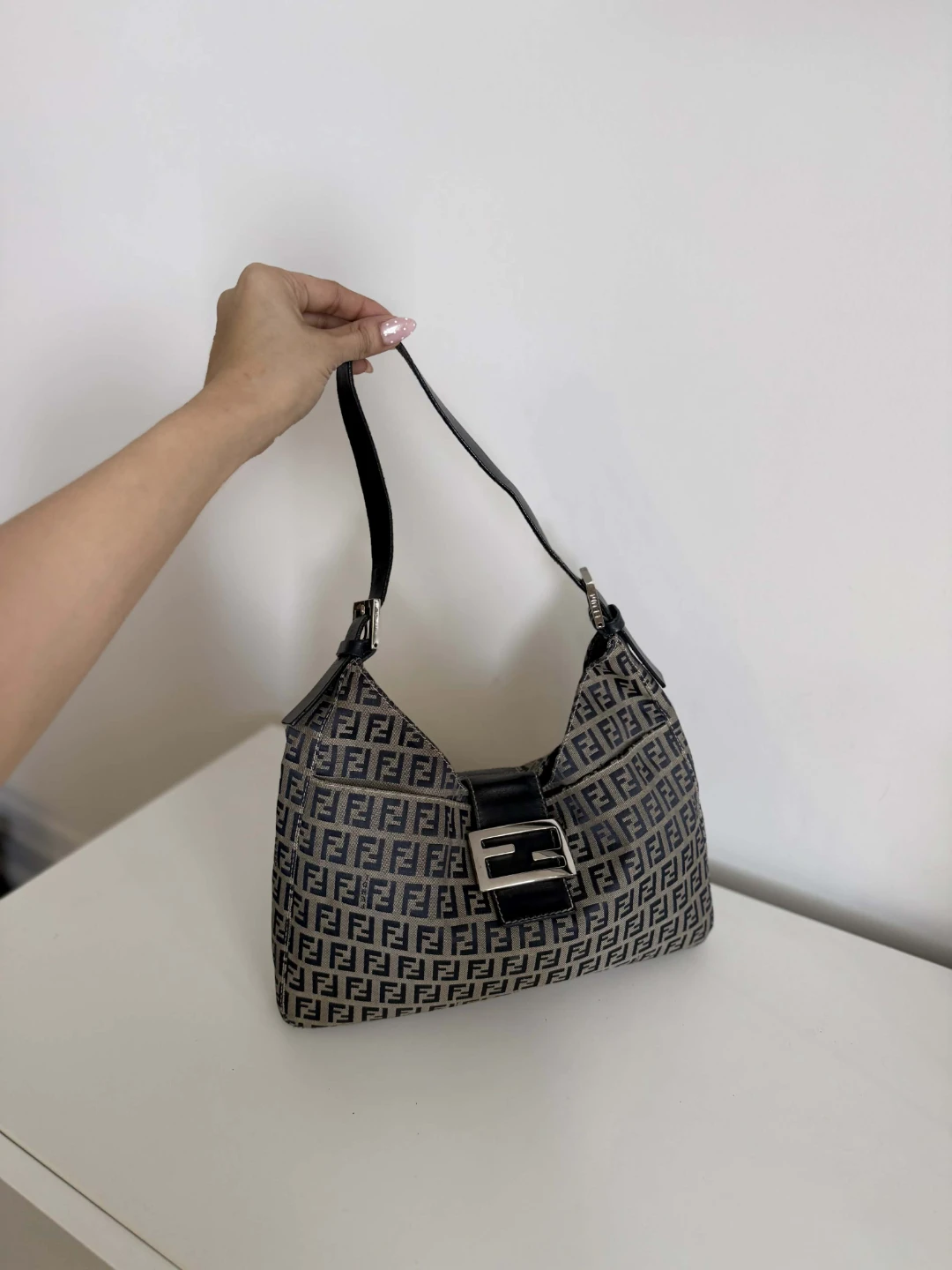 Fendi vintage Zucchino shoulder bag