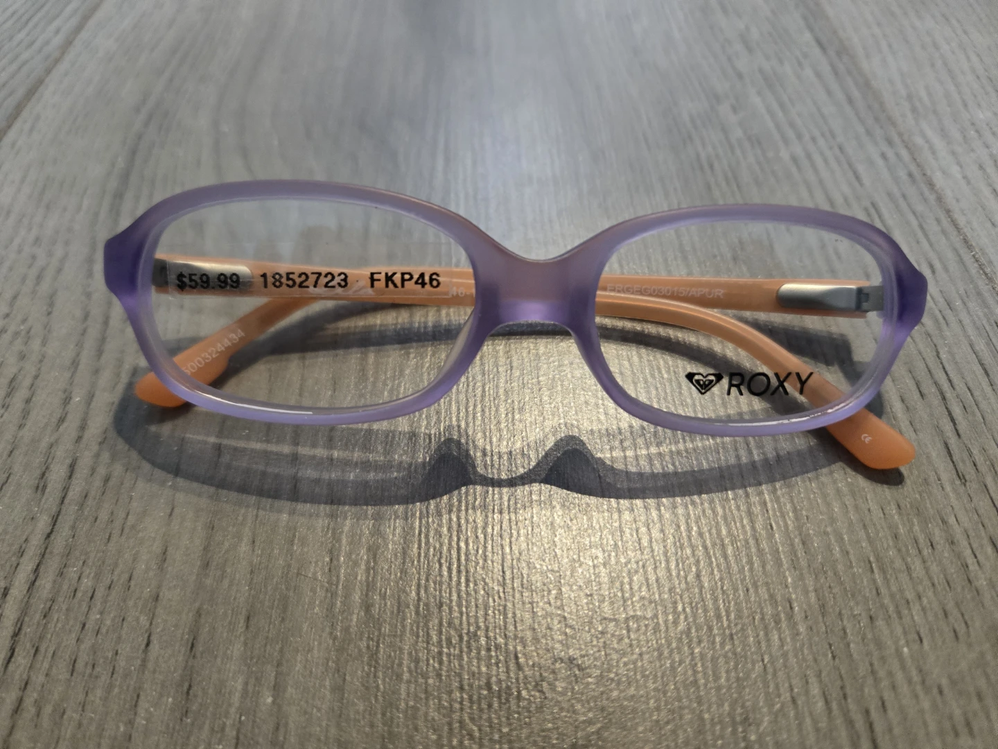 New Kid Frame - Roxy Kids Eyeglasses Frame Purple & Orange FKP46