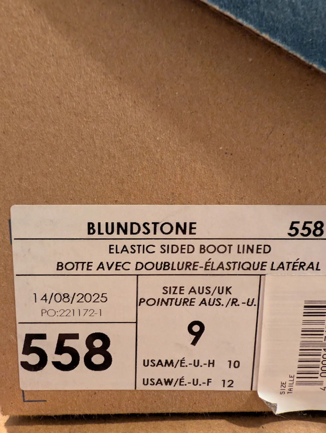 Blundstone Elastic Sided Boot - Black - Size 10 US - photo 2
