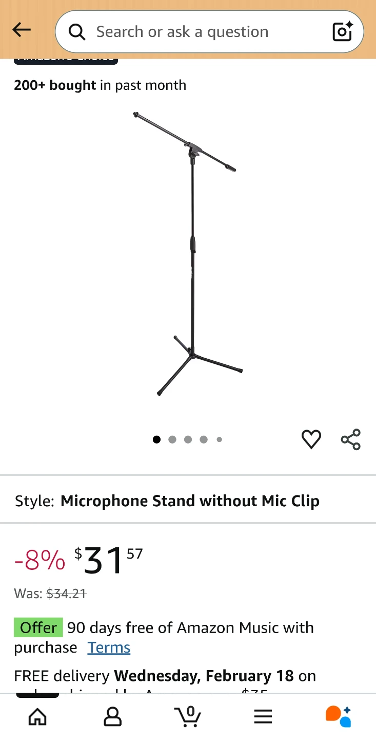 AT2035 mic with Stand and Isolation Shield - photo 3