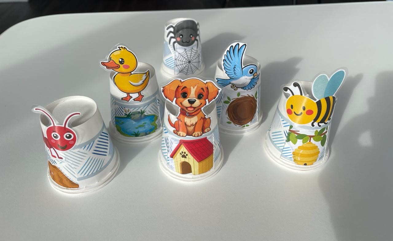 Handmade Animal & Habitat Matching Activity Kit for Kids (Screen - photo 2