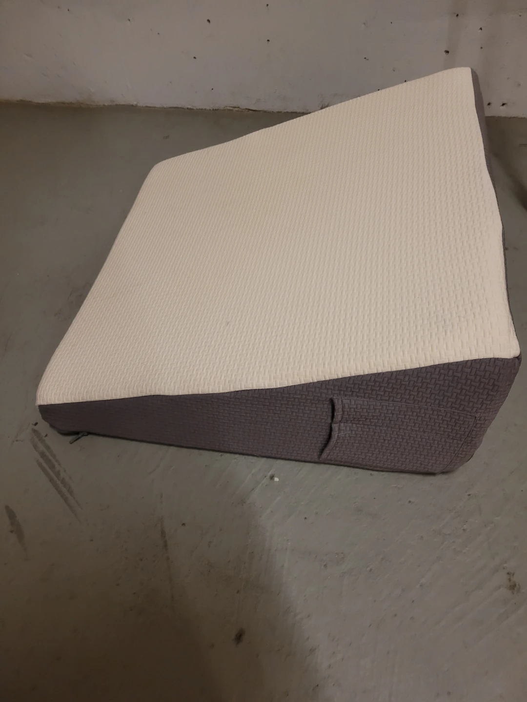 Grey Wedge Pillow