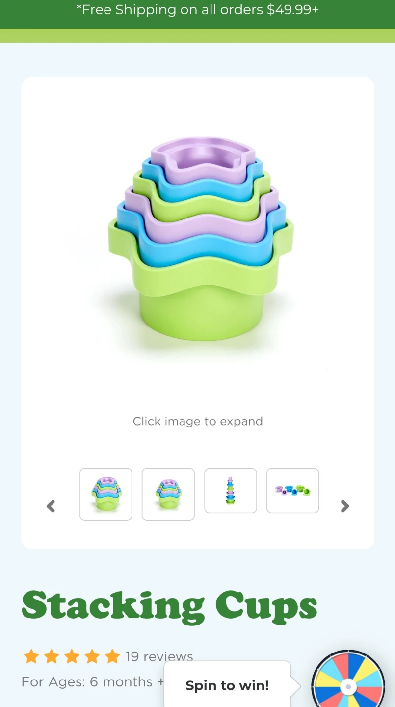 Green Toys Stacking Cups