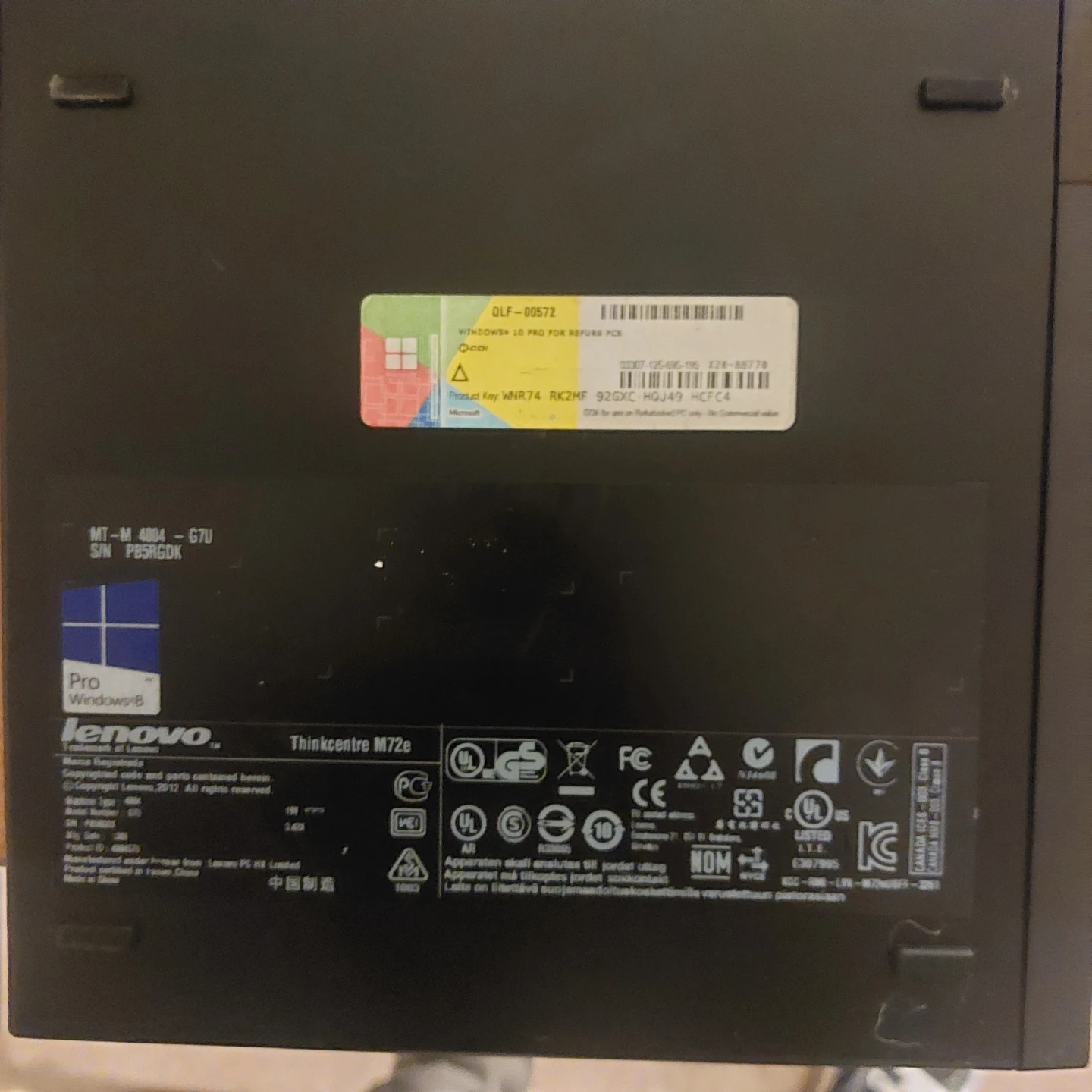 Lenovo ThinkCentre M72e Tiny Desktop Computer - photo 4