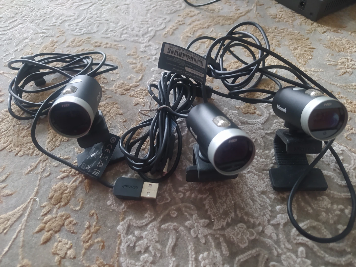 Microsoft LifeCam Cinema HD Webcams (Lot of 3)