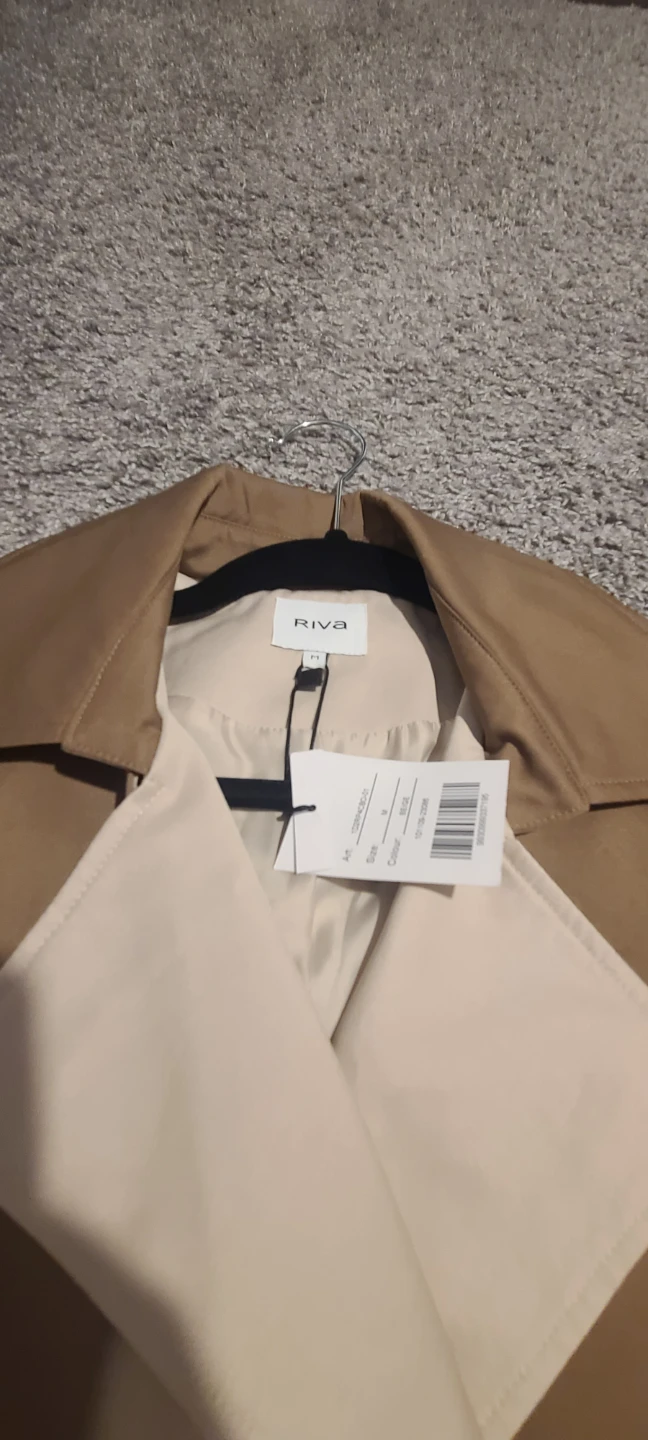 Riva Colour Block Trench Coat - photo 3