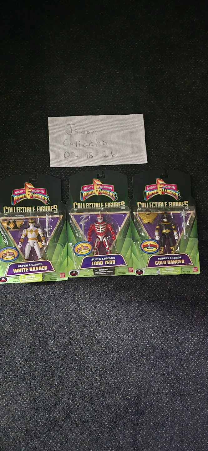 Mighty Morphin Power Rangers Collectible Figures Lot