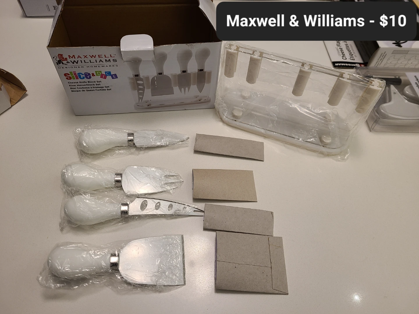 Various Cheese Knife Sets $5 to $20 - Free Flags with Purchase - photo 2