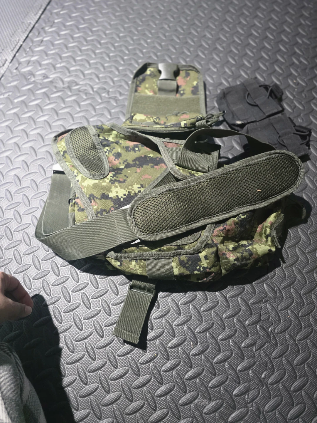 🏆 Camouflage tactical waist pack air soft - photo 3