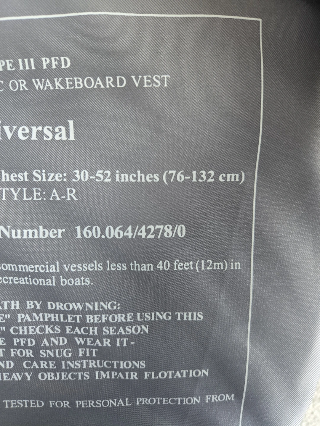 Adult pfd life jacket - photo 5
