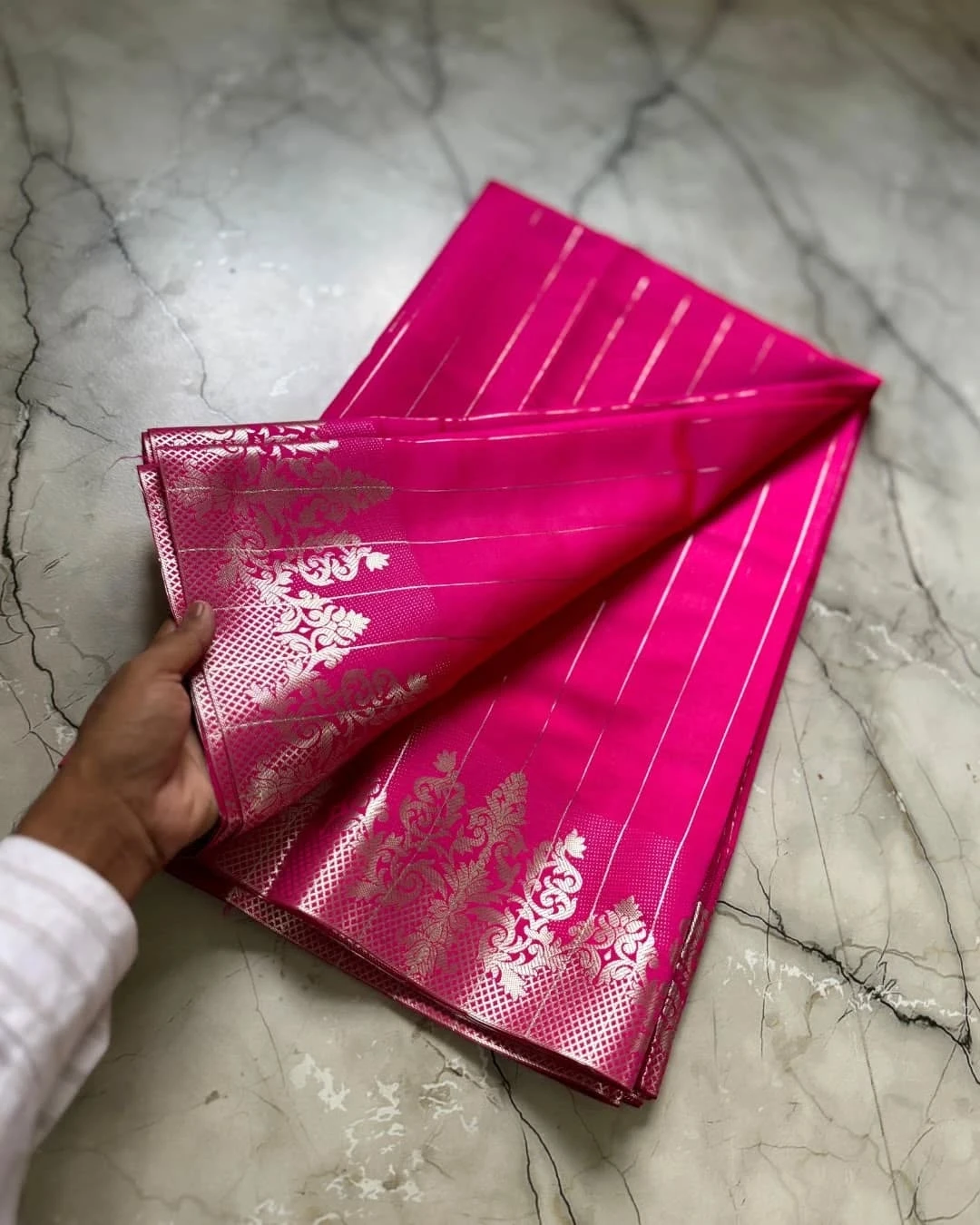 BANARASI PREMIUM SEMI KATAN SOFTY SILK SAREE - photo 2