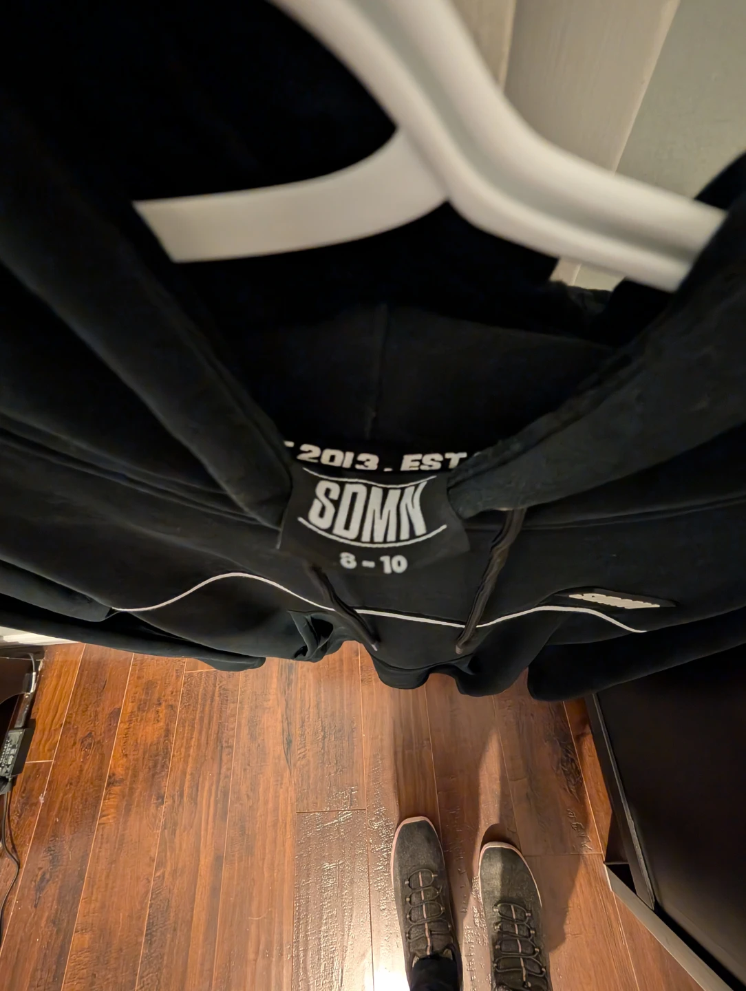 SDMN Black Hoodie Size 8-10 - photo 2