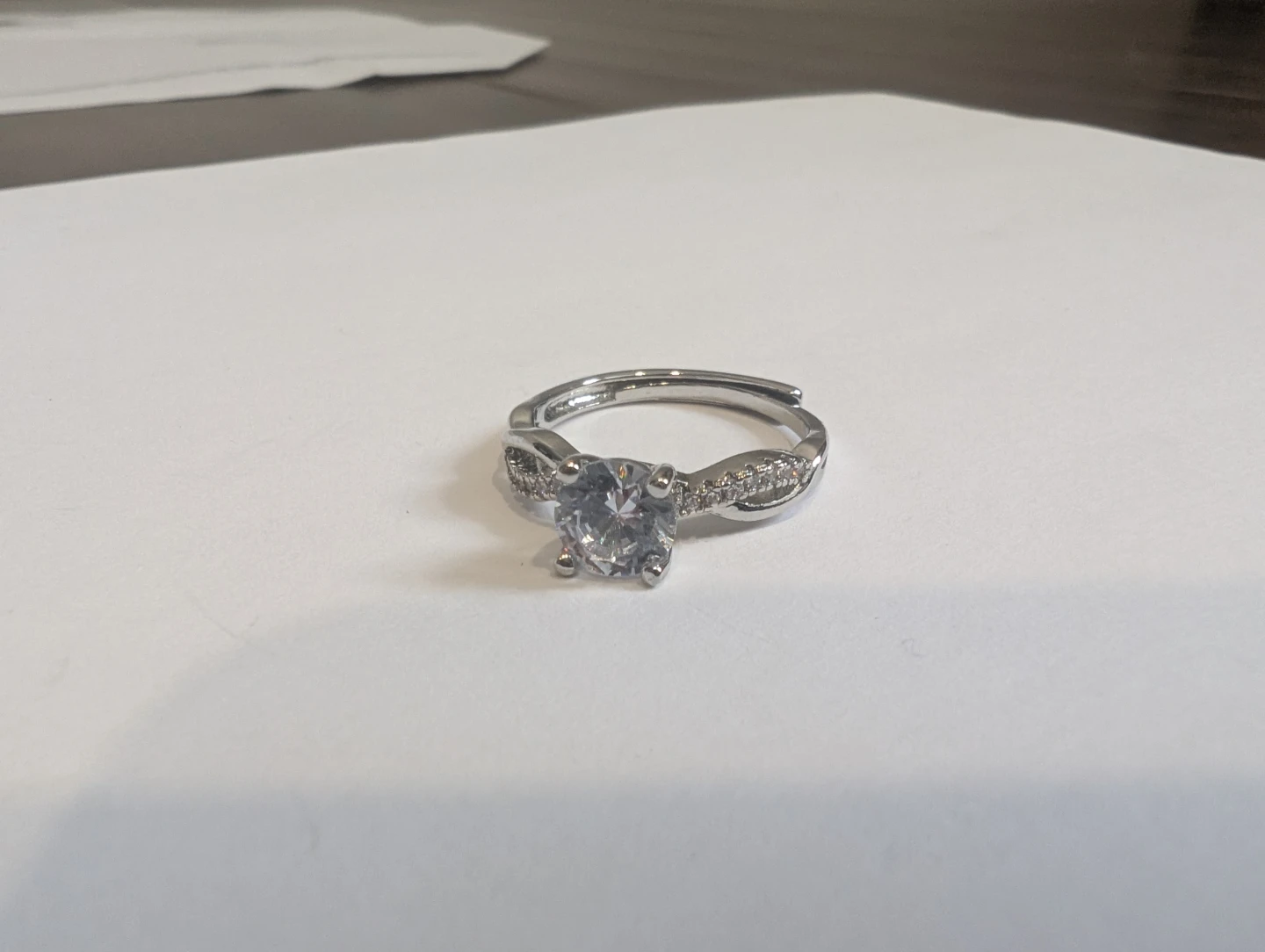 Brand New Base Metal Moissanite Ring For Sale - photo 3