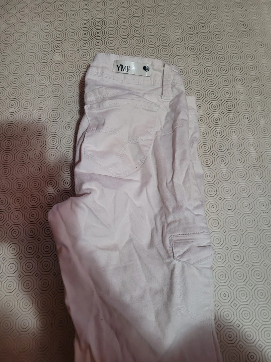 White YMI Cargo Pants Size 7 - photo 3