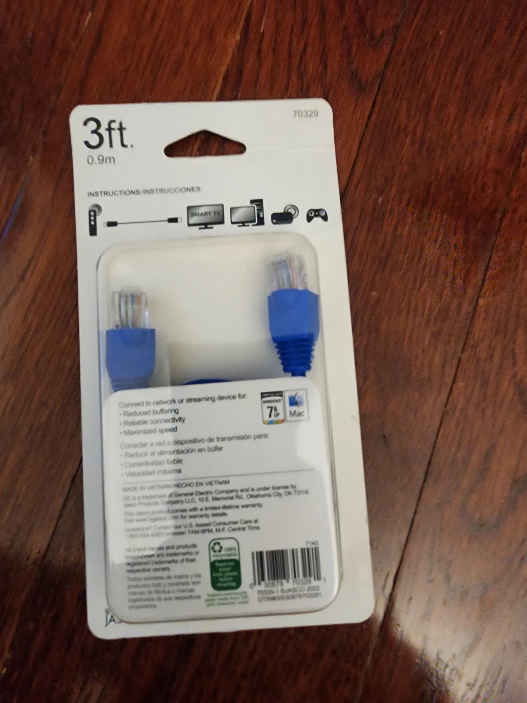 GE Pro Streaming Internet Cable Cat 6 3ft - photo 2