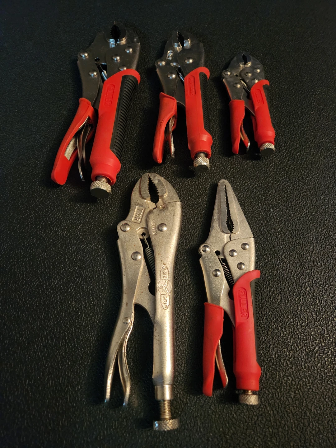 Set of 5 Locking Pliers / Vise Grips - photo 2