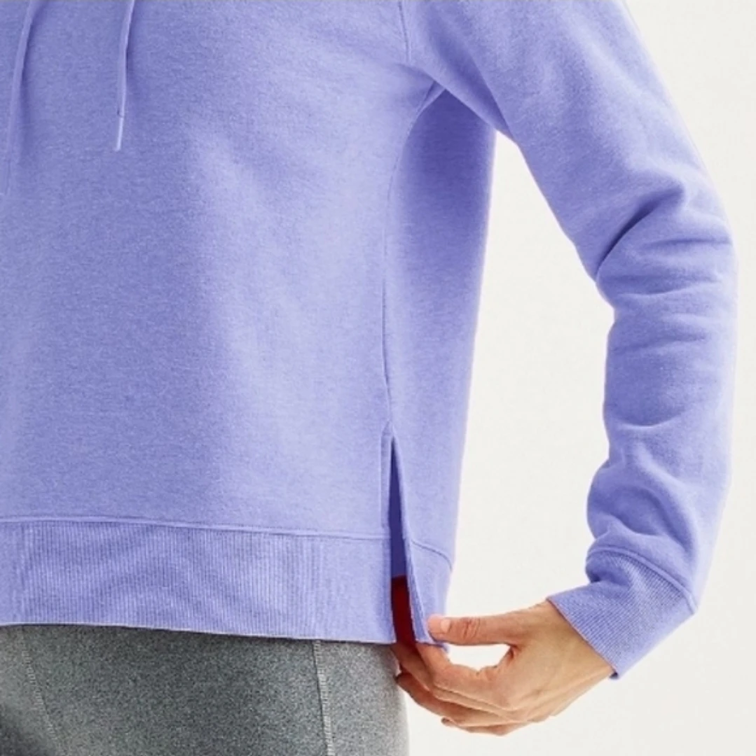 NWT Ultrasoft Fleece Hoodie, Adj Drawstrig Hood, Side Slits 🏆 - photo 2