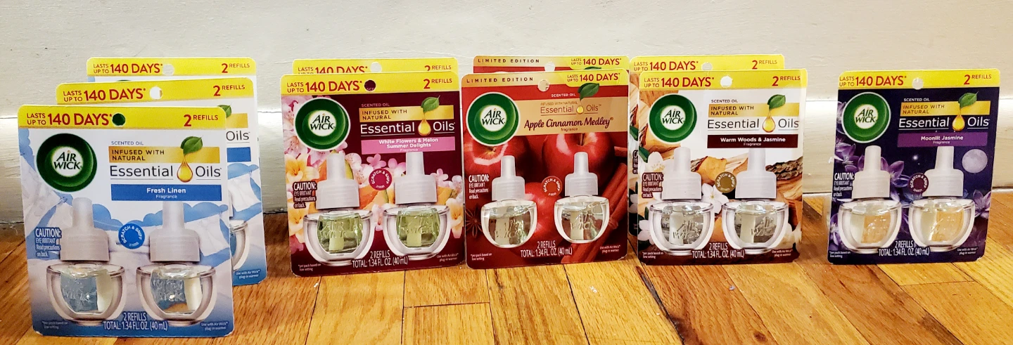 Air Wick Essential Oils Plug-In Air Freshener Refills