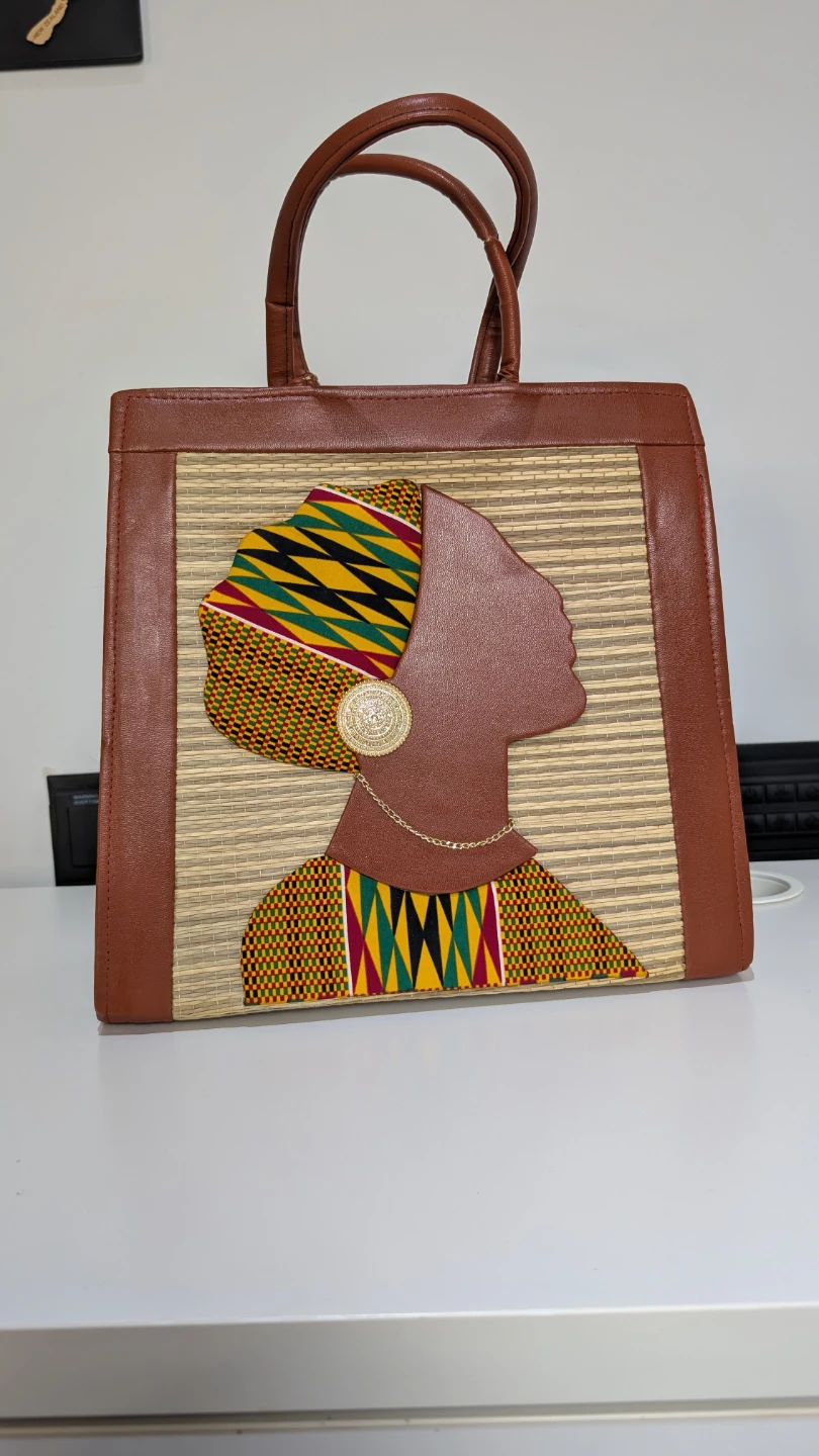 Unique African Design Tote Bag