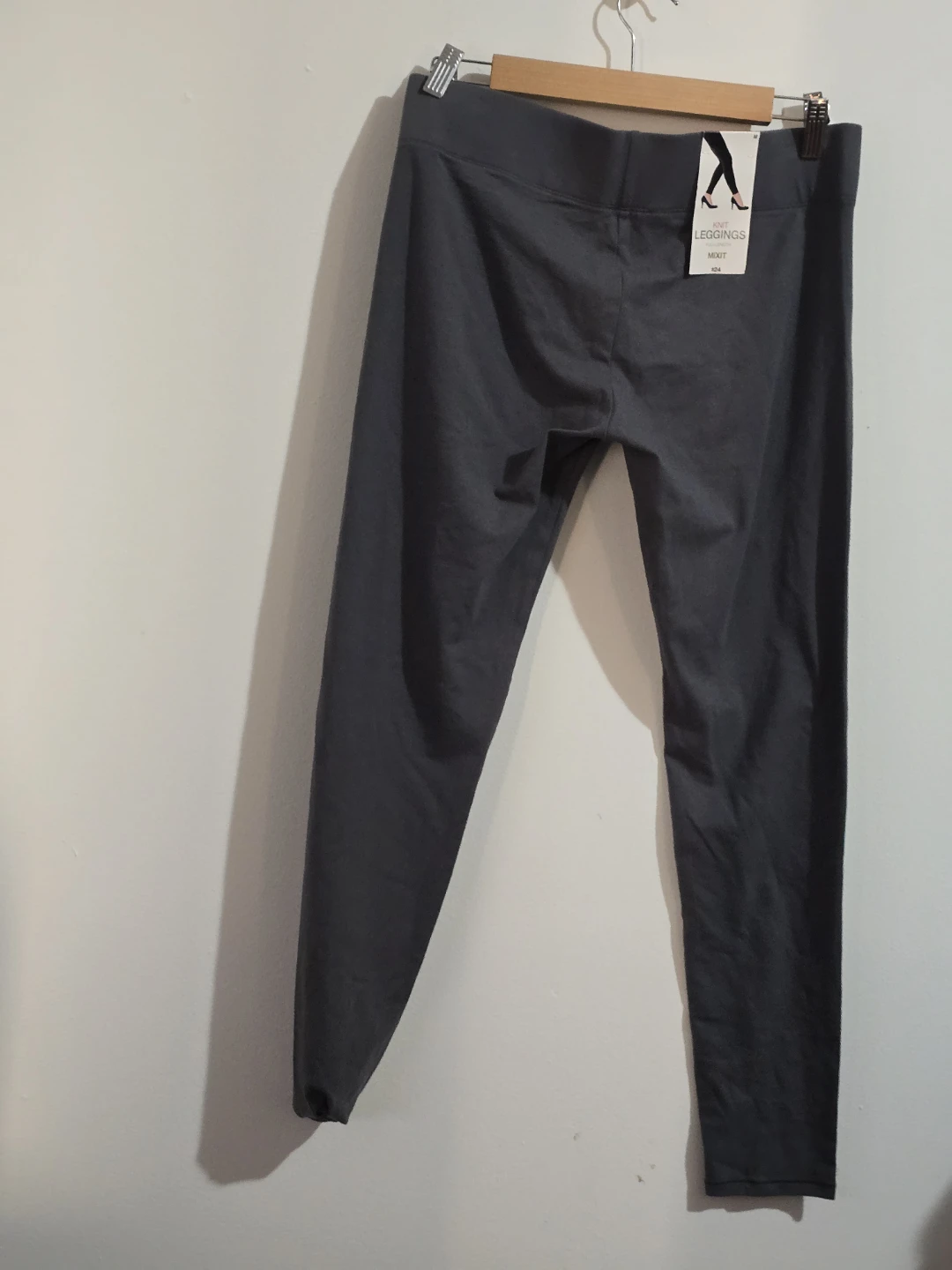 MIXIT Knit Leggings - Charcoal, Size Medium - photo 3