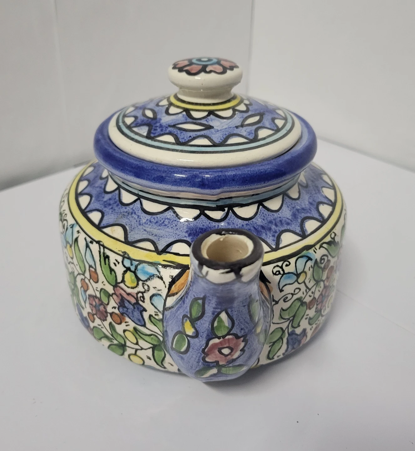 Hand-Painted Ceramic Teapot - photo 2