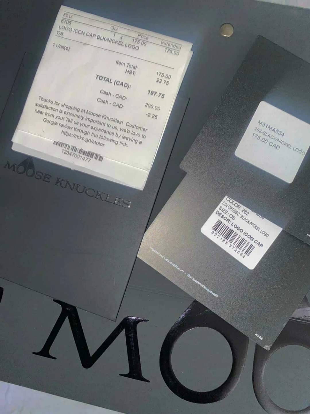 Moose Knuckles Cap *REAL* - photo 3