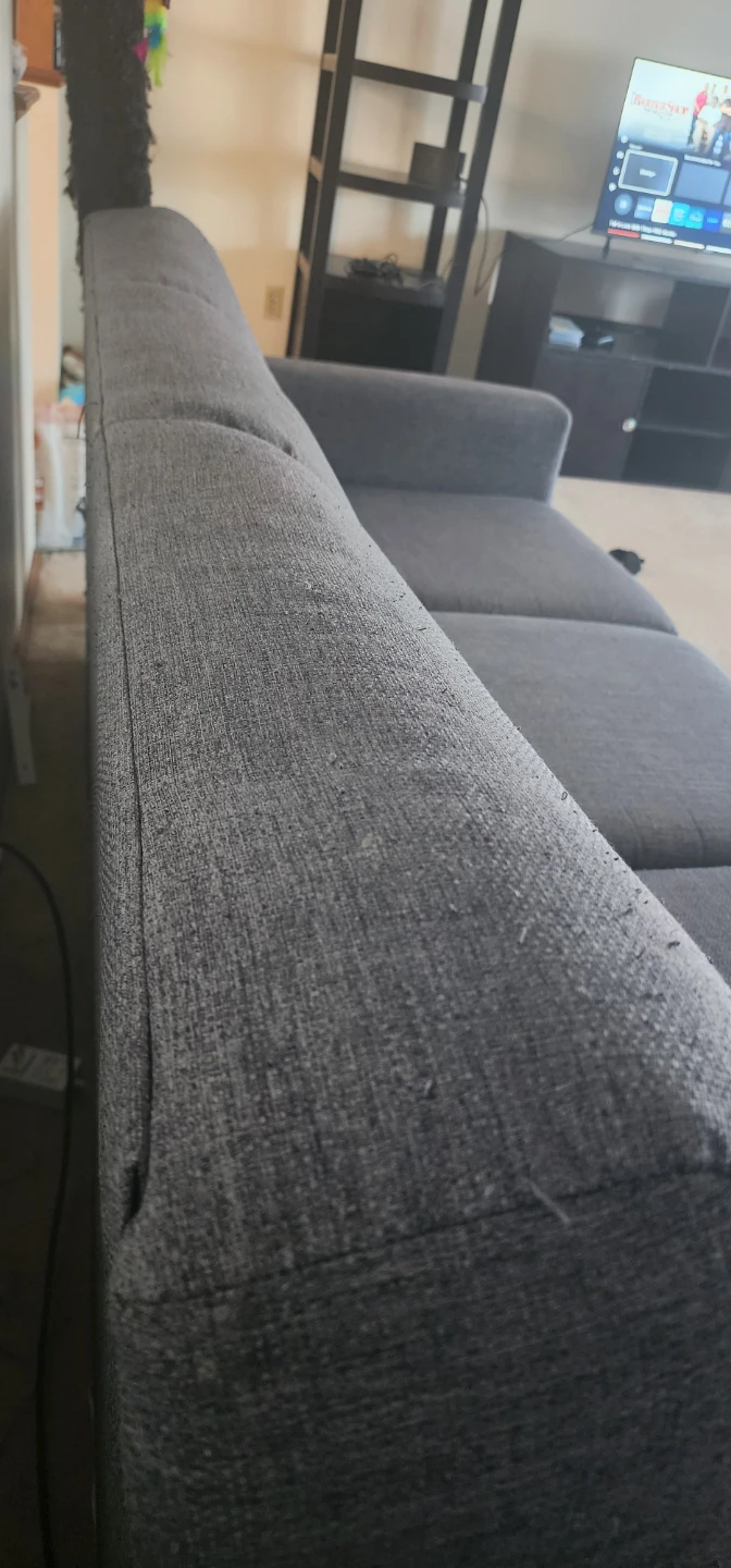 Thick Grey Sofa - photo 5