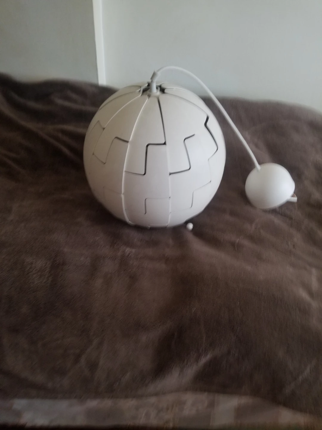 Ikea White Spherical Pendant Light Fixture