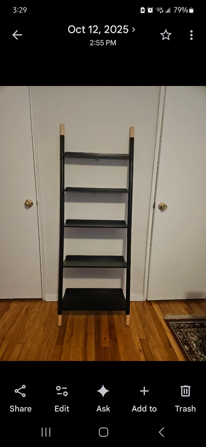 Ladder Shelf - Black