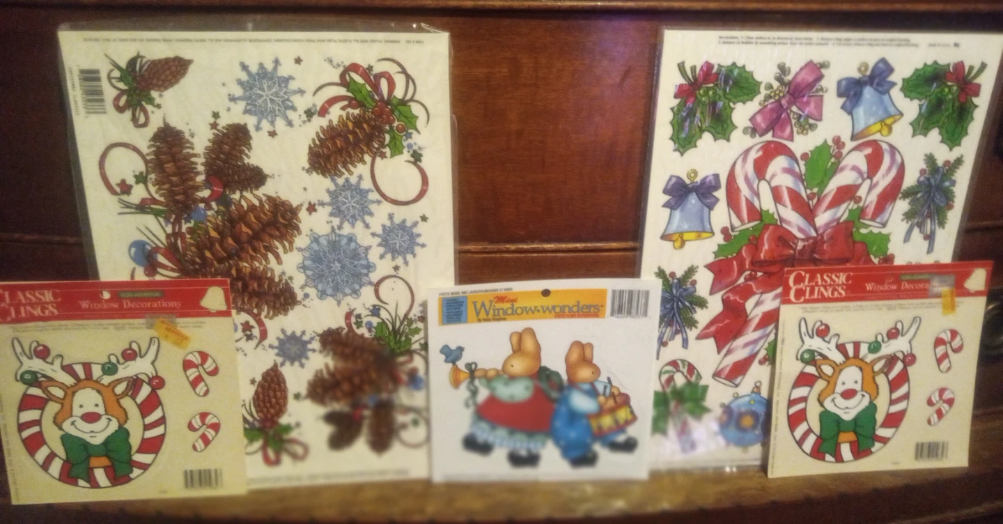 Classic Clings & Window Wonders Holiday Window Decorations