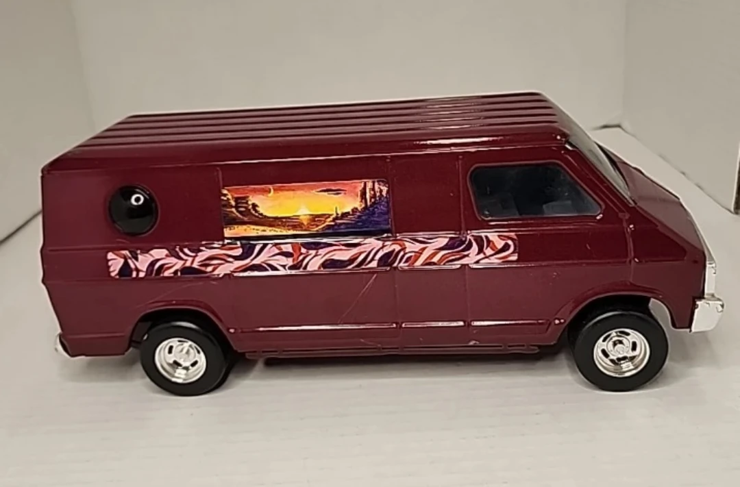 Vintage 1970s Dodge Ertl Bubble Window Conversion Van