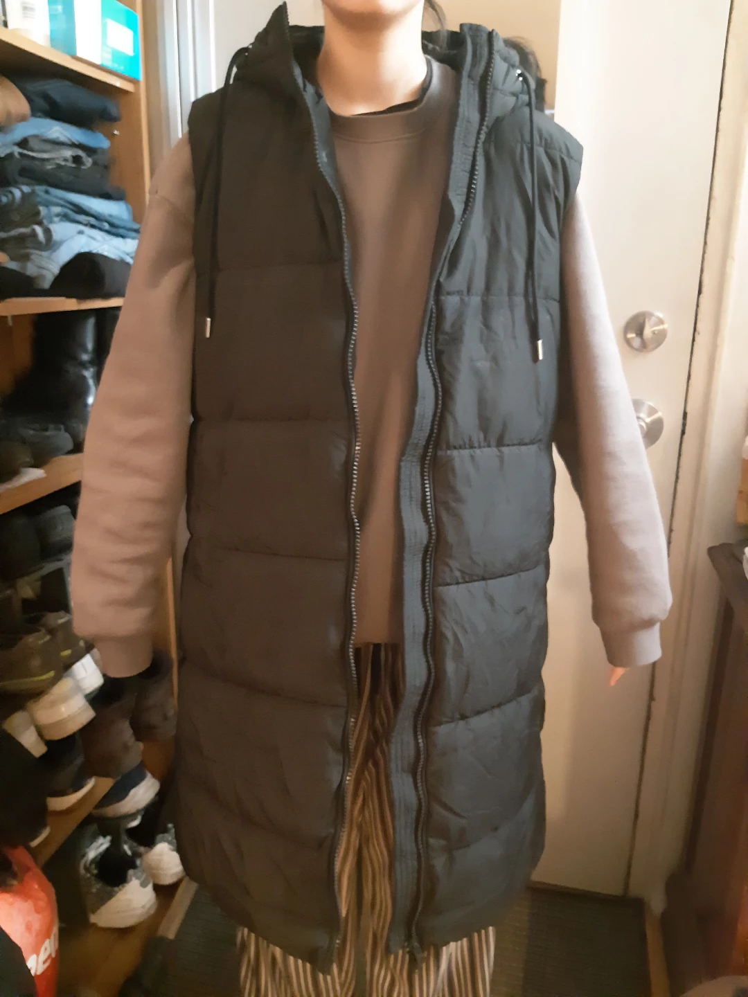 Ardene Sleeveless Puffer Vest - Black 🥕