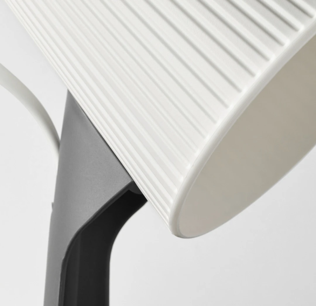 Desk Lamp White with bulb - photo 4