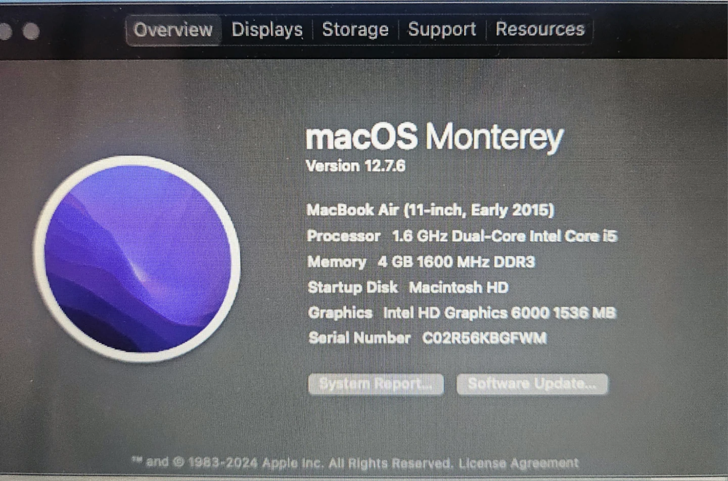 Apple MacBook Air 11-inch Early 2015 Laptop - photo 2