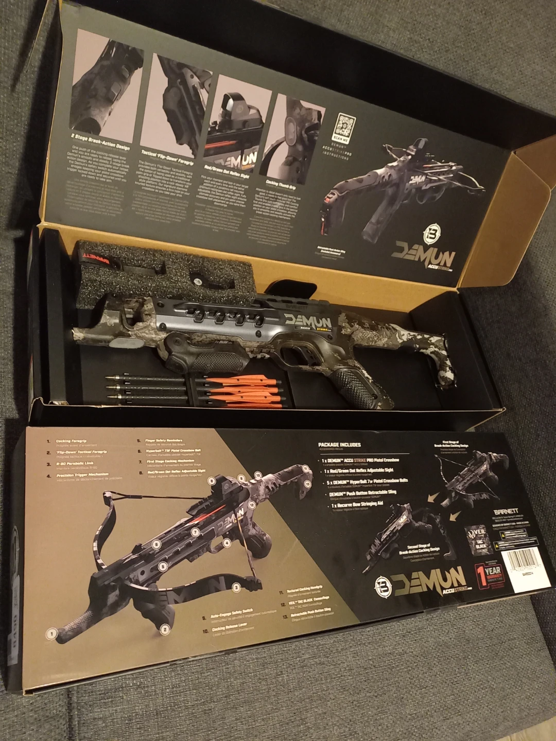 Barnett Demun Accu Strike Pro Crossbow( Back in stock 3 left)