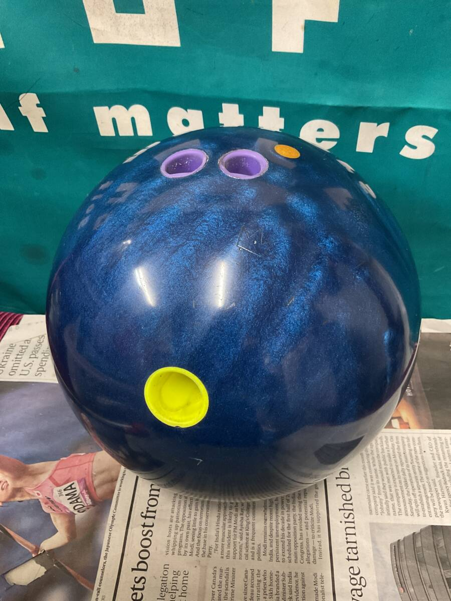 Brunswick Edge Blue Pearl bowling ball. - photo 2