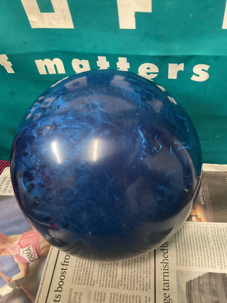Brunswick Edge Blue Pearl bowling ball. - photo 3