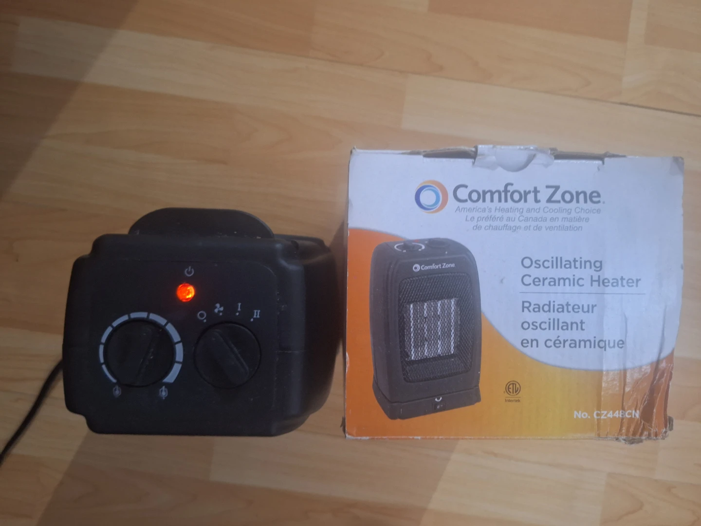 Comfort Zone Oscillating Ceramic Heater - photo 3