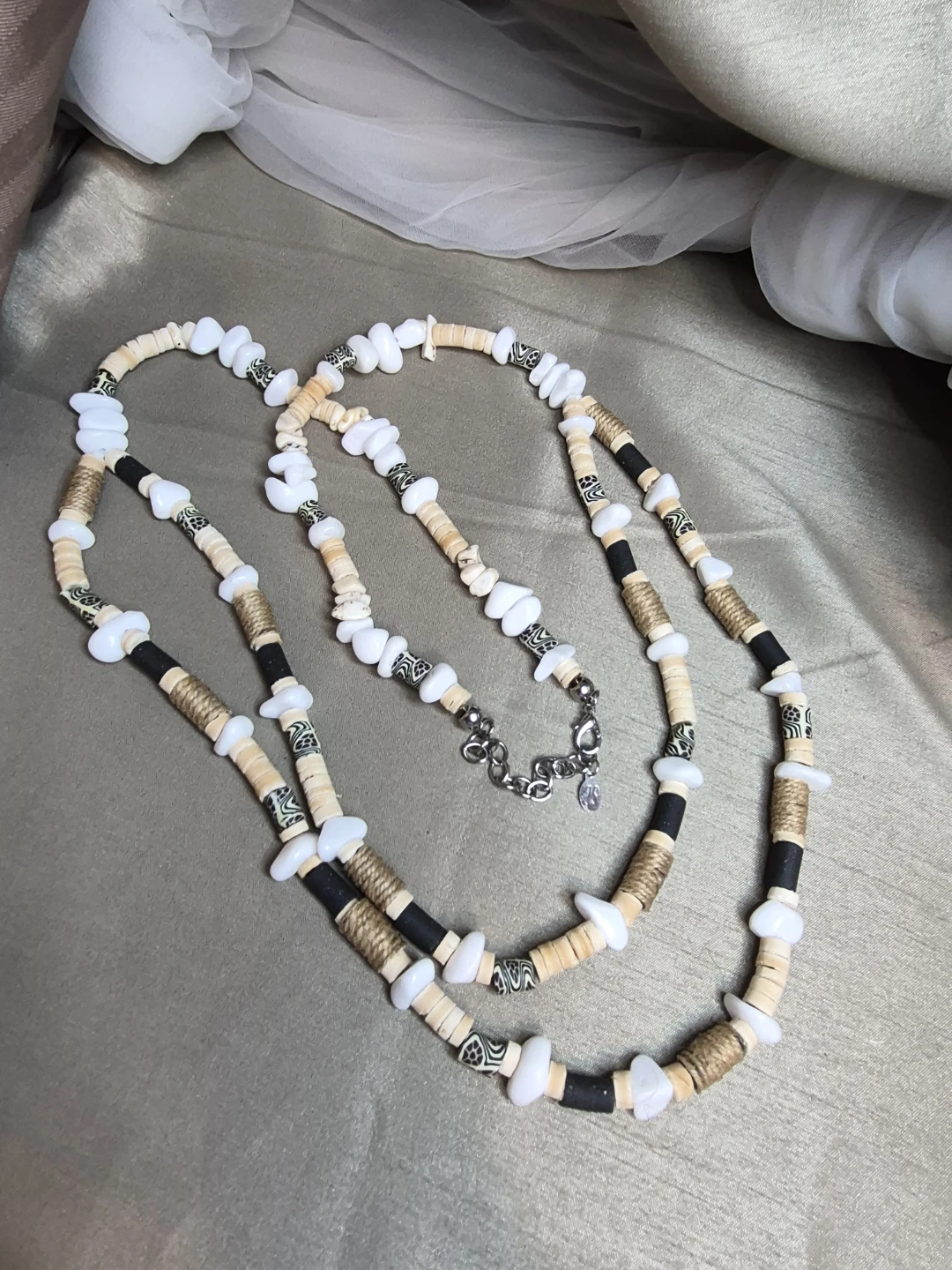 Beautiful 19" - 22" JS Chunky Necklace with Beads.... - photo 2