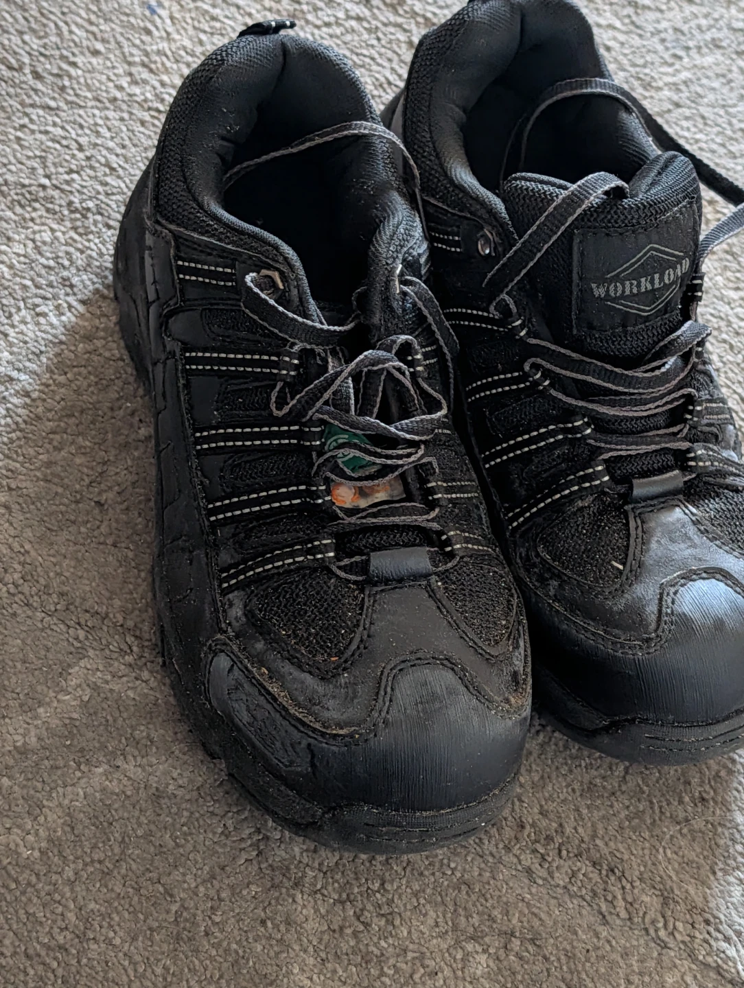 Workload Black Safety Shoes
