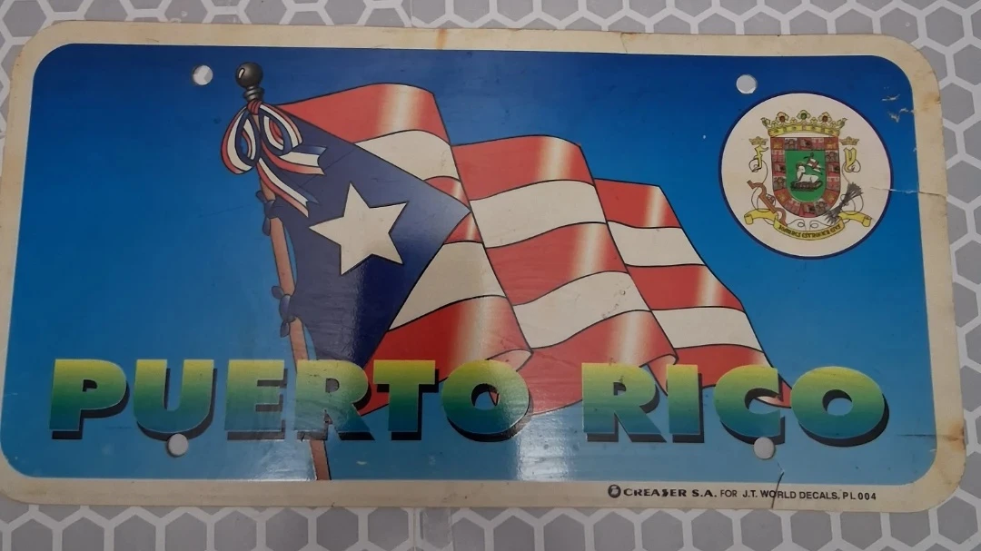 Puerto Rico plate 🏆