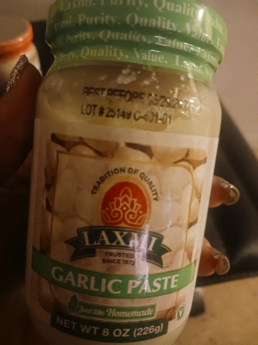 🏆 Laxmi Ginger Paste and Garlic Paste - 8 oz Jars - photo 3